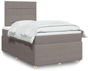 Giroletto A Molle Con Materasso Tortora 120x190 Cm İn Tessuto /