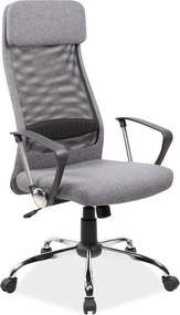 Sedia da ufficio Q-345 grigia – 62x49x118 cm