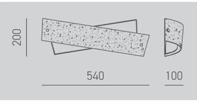 Gea Luce CAMILLA A M arg - Applique CAMILLA 4xE14/28W/230V 54 cm argento