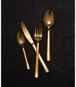 Set di posate in acciaio inossidabile da 16 pezzi in colore oro Mikasa Diseno - Kitchen Craft