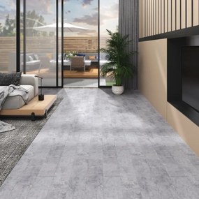Listoni Pavimenti Non Autoadesivi Pvc 5,26m² 2mm Grigio Cemento /