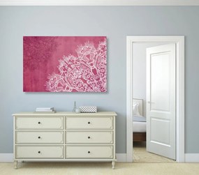 Quadro su tela – Elementi di Mandala floreale