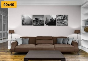 Set di quadri – Città in stile interessante