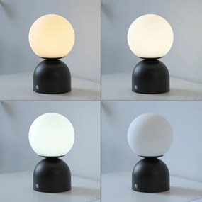 Schöner Wohnen 19218-18 - Lampada da tavolo LED dimmerabile RUDI LED/1,2W/5V nera