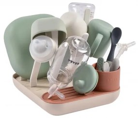 Beaba - Stendibottiglie beige/arancio