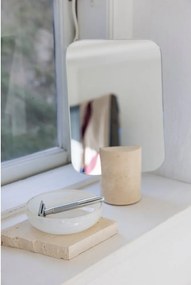 Portasaponetta color crema in vetro Opal – Mette Ditmer Denmark