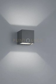 Adaja applique 3 led cubo antracite angolo apertura regolabile da 0...