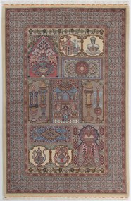 Ghom Tappeto 150x220 (Iran) Annodato A Mano