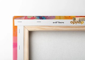 Stampa su tela – Gorilla con imitazione di pittura