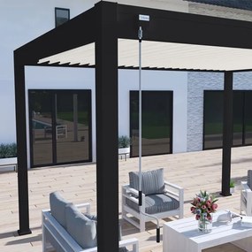 Pergola bioclimatica Ombréa autoportante 3x4M in alluminio (diversi colori)