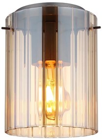 Globo 15904DA - Plafoniera TULIVAR 1xE27/40W/230V diametro 18 cm marrone