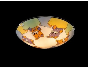 Globo 40606 - Plafoniera per bambini KIDDY 2xE27ILLU/60W/230V