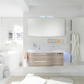 Mobile da bagno sospeso sotto lavabo L 117 x H 48 x P 47 cm, 2 cassetti, 1 anta PELIPAL Contea