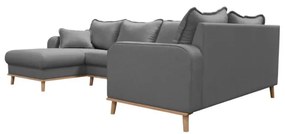 Divano angolare grigio (angolo sinistro) Beata - Ropez