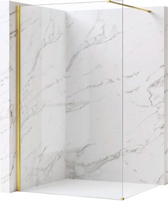 Parete doccia Rea Flexi Transparent / Gold 110