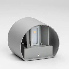 Brilagi - Applique a LED da esterno RONDO LED/6W/230V grigio IP54