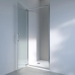Kit vetro per doccia ad apertura girevole Easy L 100 x H 190cm, Sp. 6 mm trasparente