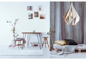 Eglo 43001 - Lampadario a sospensione con filo CARLTON 1xE27/60W/230V