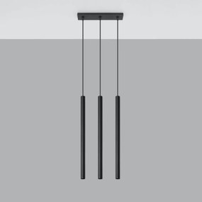 Lampadario a Sospensione 3xG9 PASTELO 3 in Acciaio