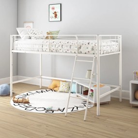Letto bianco rialzato per bambini 90x200 cm Jodie - Støraa