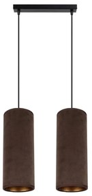 Lampadario a cavo AVALO 2xE27/60W/230V marrone/rame