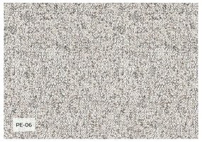 Divano angolare componibile beige allungabile/con contenitore (con penisola a sinistra) Lulu – Miuform