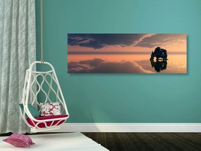 Quadro su tela – Roccia sotto la nuvola