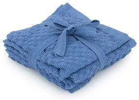 Set 4 lavette asciugamani 30x30 cm avio Basic