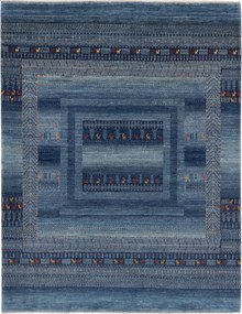 Loribaft Tappeto persiano 170x210 Blu (Iran) Annodato A Mano
