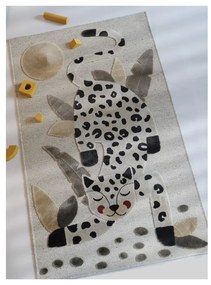 Tappeto beige per bambini 80x125 cm Little Jaguar - Nattiot