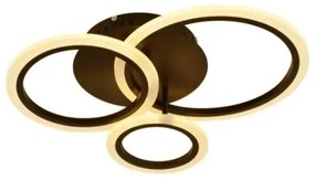 Lampadario a plafone LED dimmerabile LED/40W/230V nero + telecomando