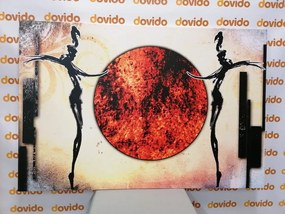 Stampa su tela – Danza africana
