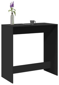 Tavolo Da Bar Nero 102x50x103,5 Cm İn Legno Multistrato /