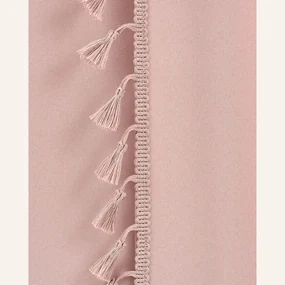 Tenda rosa cipria LARA per nastro con nappe 140 x 280 cm