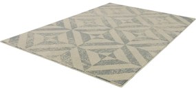 Tappeto in lana beige 160x240 cm Tile - Agnella
