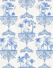 Cole & Son Carta da parati Rousseau - Cobalt Blue