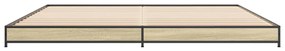 Giroletto rovere sonoma 200x200 cm legno multistrato e metallo