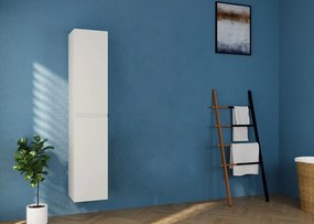 Colonna bagno 166 cm colore bianco opaco | LAC-EOLO-65 - KAMALU