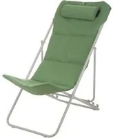 Sedia sdraio pieghevole verde