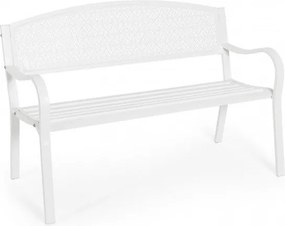 Panca 2 Posti 123x55x84h cm Lizette Bianco...