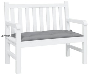 Cuscino Per Panca Grigio 100x50x7 Cm İn Tessuto Oxford /