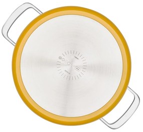 Pentola con coperchio incluso/con superficie in ceramica adatta all'induzione 5,5 l Meda 3.0 – FABINI