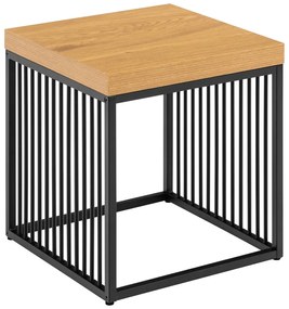 Tavolino con piano effetto rovere 40x40 cm Strington – Actona