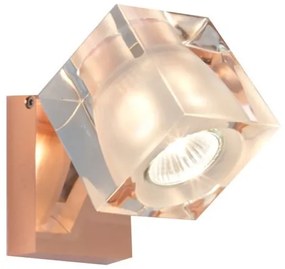 Fabbian - Ice Cube Classic Applique da Parete/Plafoniera Copper Fabbian