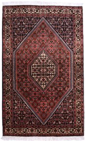 Bidjar Tappeto 100 x 150 Rosso (Iran) Annodato A Mano