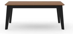 Tavolo da pranzo pieghevole con piano in legno di noce in colore naturale 100x180 cm Shadow - TemaHome