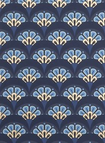 Liberty Tapete Deco Scallop - Lapis