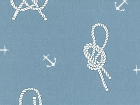 Marino cuscino in cotone disponibile in diverse colorazioni stile marinaresco azzurro