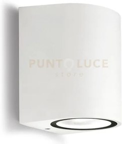 Ges900- applique bianco 1 luce attacco gu10 ip44 6,8x10cm