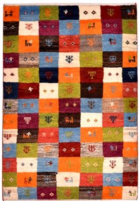 Gabbeh Tappeto persiano 80 x 110 (Iran) Annodato A Mano